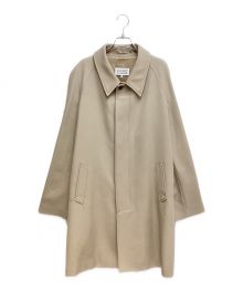 Maison Margiela（メゾンマルジェラ）の古着「18SS Raglan Sleeve Stencil Collar Coat（ラグランスリーブステンカラーコート）」｜ベージュ