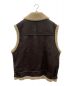 INSCRIRE (アンスクリア) SNYTHETIC B-3 VEST ブラウン サイズ:36：29800円