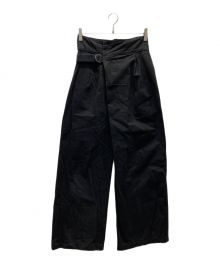 CLANE（クラネ）の古着「ASYMMETRY WORK PANTS」｜ブラック