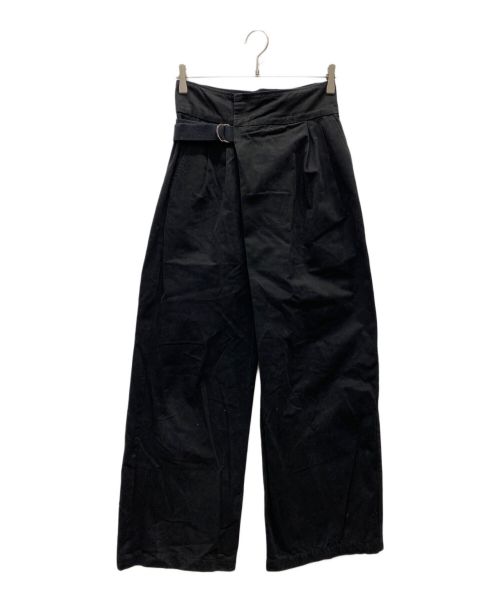 CLANE（クラネ）CLANE (クラネ) ASYMMETRY WORK PANTS ブラック サイズ:１の古着・服飾アイテム