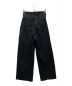 CLANE (クラネ) ASYMMETRY WORK PANTS ブラック サイズ:１：6000円