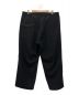 Yohji Yamamoto pour homme (ヨウジヤマモト プールオム) ARMY GABARDINE TUCK PANTS　HJ-P31-120-1-04 ブラック サイズ:4 未使用品：27000円