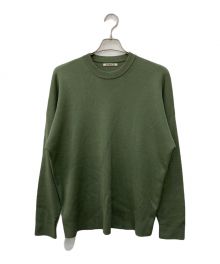 AURALEE（オーラリー）の古着「SUPER FINE WOOL SKI KNIT P/O」｜グリーン