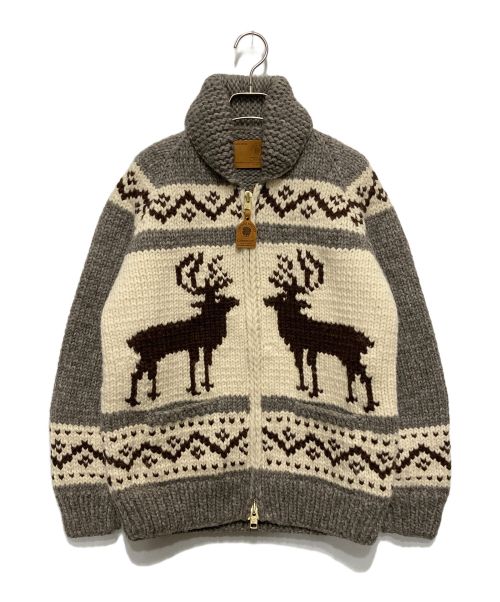 CANADIAN SWEATER（カナディアンセーター）CANADIAN SWEATER (カナディアンセーター) カウチンニットカーディガン サイズ:42の古着・服飾アイテム