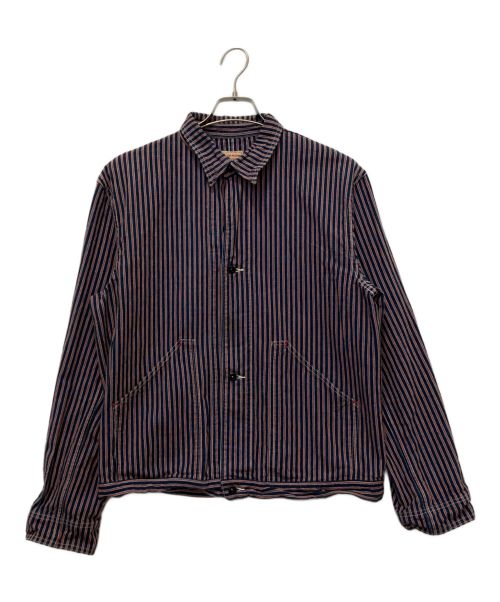 SAILOR MOKU PRODUCTS（セーラーモックプロダクツ）SAILOR MOKU PRODUCTS (セーラーモックプロダクツ) 10.25oz. SENSUJI WORK JACKET ネイビー×レッド サイズ:40の古着・服飾アイテム