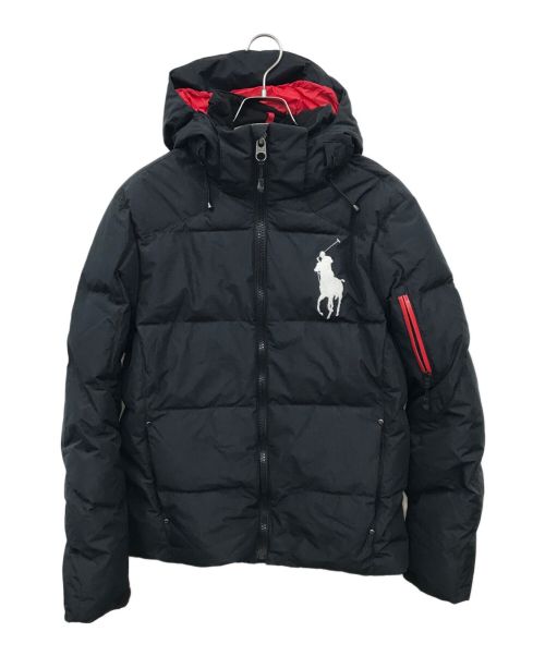 POLO RALPH LAUREN（ポロ・ラルフローレン）POLO RALPH LAUREN (ポロ・ラルフローレン) ビッグポニーダウンジャケット ブラック サイズ:Sの古着・服飾アイテム