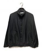 MARKAマーカ）の古着「トラックジャケット／TRACK JACKET／organic cotton × bratac silk taffeta」｜ブラック