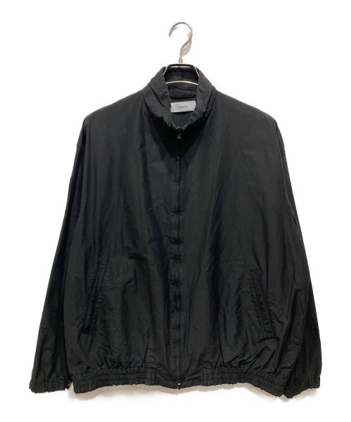 MARKA（マーカ）MARKA (マーカ) トラックジャケット／TRACK JACKET／organic cotton × bratac silk taffeta ブラック サイズ:3の古着・服飾アイテム