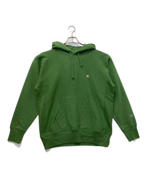 Champion REVERSE WEAVE（チャンピオン リバースウィーブ）Champion REVERSE WEAVE (チャンピオン リバースウィーブ) プルオーバーパーカー オリーブ サイズ:XL 未使用品の古着・服飾アイテム