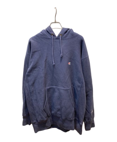 Champion REVERSE WEAVE（チャンピオン リバース ウィーブ）Champion REVERSE WEAVE (チャンピオン リバース ウィーブ) プルオーバーパーカー ネイビー サイズ:XLの古着・服飾アイテム