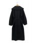 MURRAL (ミューラル) curvy wool coat ブラック サイズ:F：38000円