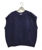 STEVEN ALANスティーブンアラン）の古着「HAMILTON LAMBS WOOL KNIT VEST」｜ネイビー