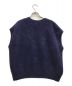 STEVEN ALAN (スティーブンアラン) HAMILTON LAMBS WOOL KNIT VEST ネイビー サイズ:記載無し：5000円