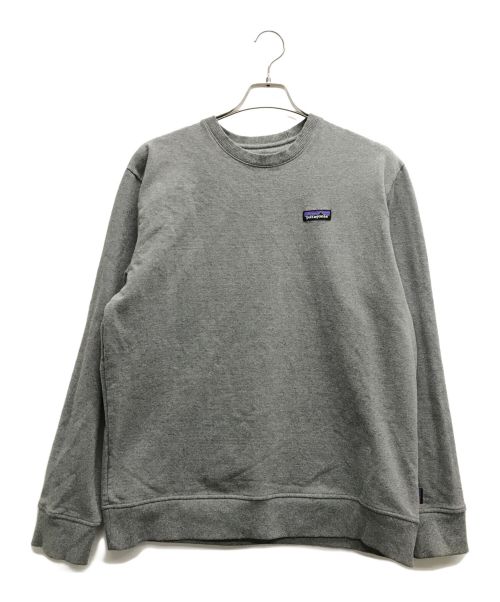 Patagonia（パタゴニア）Patagonia (パタゴニア) P-6 Label Uprisal Crew Sweatshirt グレー サイズ:Lの古着・服飾アイテム