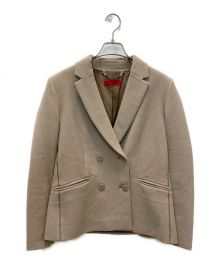 MaxMara（マックスマーラ）の古着「NANDINA DOUBLE-BREASTED BLAZER」｜ベージュ