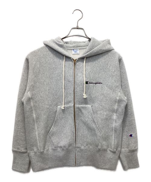 Champion REVERSE WEAVE（チャンピオン リバースウィーブ）Champion REVERSE WEAVE (チャンピオン リバースウィーブ) ジップパーカー グレー サイズ:Sの古着・服飾アイテム