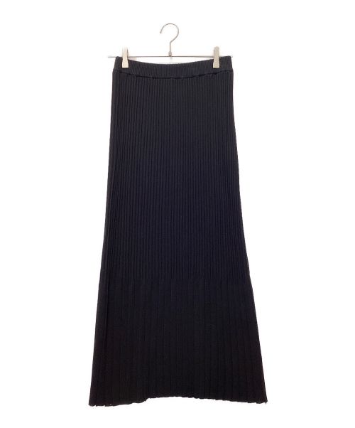 THE SHINZONE（ザ シンゾーン）THE SHINZONE (ザ シンゾーン) KNIT PLEATS SKIRT ブラック サイズ:F0の古着・服飾アイテム