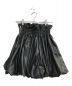 SORIN (ソリン) Synthetic Leather Ruffled Mini Skirt　27WFS235146 ブラック サイズ:38：5800円