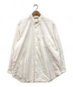 COMME des GARCONS HOMMEコムデギャルソン オム）の古着「PVCカラーコットンシャツ」｜ホワイト