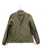 SASQUATCHfabrix.サスクワッチファブリックス）の古着「NYLON WA-NECK JACKET」｜オリーブ