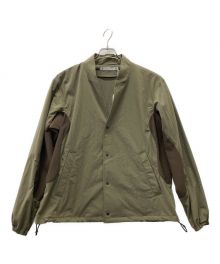 SASQUATCHfabrix.（サスクワッチファブリックス）の古着「NYLON WA-NECK JACKET」｜オリーブ