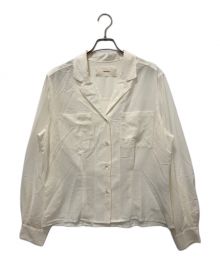 TODAYFUL（トゥデイフル）の古着「Georgette Rough Shirts」｜アイボリー