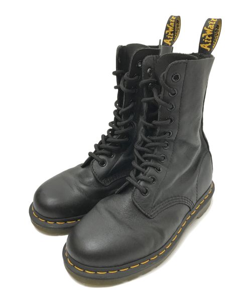 Dr.Martens（ドクターマーチン）Dr.Martens (ドクターマーチン) VIRGINIA 10ホールブーツ ブラック サイズ:US:6Lの古着・服飾アイテム