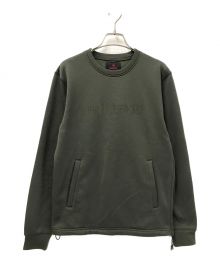 BRIEFING GOLF（ブリーフィング ゴルフ）の古着「POWER STRETCH FLEECE PULLOVER」｜オリーブ