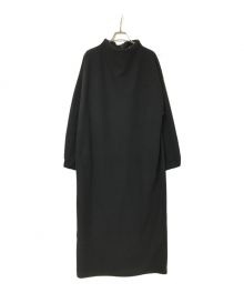 THREE DOTS（スリードッツ）の古着「Hairly jersey dress」｜ブラック