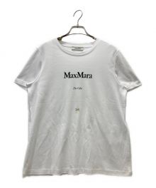 'S Max Mara（エスマックスマーラ）の古着「QuietoロゴTシャツ」｜ホワイト