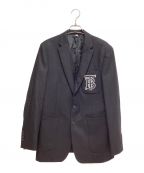 BURBERRYバーバリー）の古着「Black Wool TB Motif Blazer Jacket (ブラックウールTBモチーフブレザージャケット)」｜ブラック