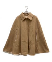 CLANE（クラネ）の古着「REVERSIBLE BOA MILITARY CAPE COAT/リバーシブルボアミリタリーケープコート」｜ベージュ