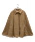 CLANE（クラネ）の古着「REVERSIBLE BOA MILITARY CAPE COAT/リバーシブルボアミリタリーケープコート」｜ベージュ