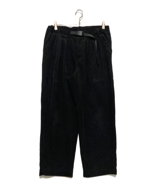 GRAMICCI（グラミチ）GRAMICCI (グラミチ) WHITE MOUNTAINEERING (ホワイトマウンテ二アニング) CORDUROY WIDE TAPERED PANTS ブラック サイズ:SIZE1の古着・服飾アイテム