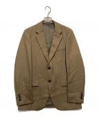 AURALEEオーラリー）の古着「BLUEFACED WOOL DOBBY STRIPE JACKET」｜ブラウン