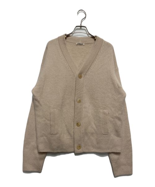 AURALEE（オーラリー）AURALEE (オーラリー) BABY CASHMERE KNIT CARDIGAN ベージュ サイズ:SIZE4の古着・服飾アイテム