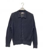 ALLEGEアレッジ）の古着「Openwork Cardigan」｜ブラック