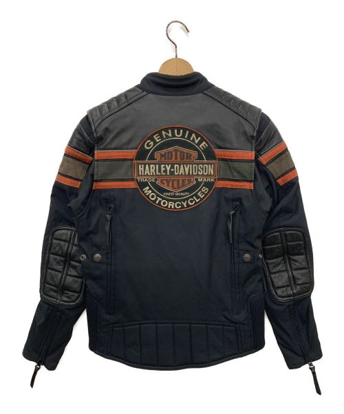 HARLEY-DAVIDSON（ハーレーダビッドソン）HARLEY-DAVIDSON (ハーレーダビッドソン) トリプルベントシステムラトランド・ライディングジャケット ブラック サイズ:Sの古着・服飾アイテム