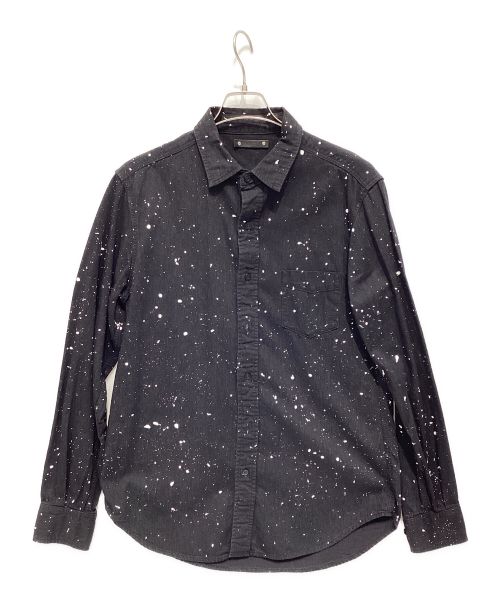 MINEDENIM（マインデニム）MINEDENIM (マインデニム) Black Denim Painting SH ブラック サイズ:3の古着・服飾アイテム