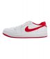 NIKE (ナイキ) AIR JORDAN 1 RETRO LOW OG（エアジョーダン1 レトロ ロー OG） WHITE/UNIVERSITY RED-WHITE サイズ:30 未使用品：10000円