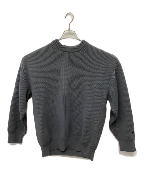 N.HOOLYWOOD（エヌ ハリウッド）N.HOOLYWOOD (エヌ ハリウッド) CREW NECK KNIT グレー サイズ:36の古着・服飾アイテム