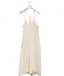 MURRAL（ミューラル）の古着「Frost knit camisole dress / ニットドレス」｜ホワイト