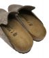 中古・古着 BIRKENSTOCK (ビルケンシュトック) サボサンダル グレー サイズ:225：5000円