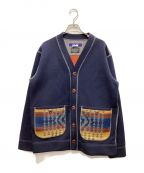 JUNYA WATANABE MAN×PENDLETONジュンヤワタナベマン×ペンドルトン）の古着「ネイティブパターン カーディガン」｜ネイビー