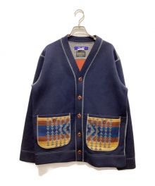 JUNYA WATANABE MAN×PENDLETON（ジュンヤワタナベマン×ペンドルトン）の古着「ネイティブパターン カーディガン」｜ネイビー