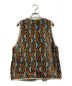 6(ROKU) BEAUTY&YOUTH (ロク ビューティーアンドユース) DIAMOND MOTIF CUT PILE VEST ブラウン サイズ:FREE：9000円