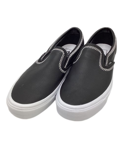 VANS（バンズ）VANS (バンズ) WHITE MOUNTAINEERING (ホワイトマウンテ二アニング) クラシックスリッポン ブラック サイズ:27.5の古着・服飾アイテム