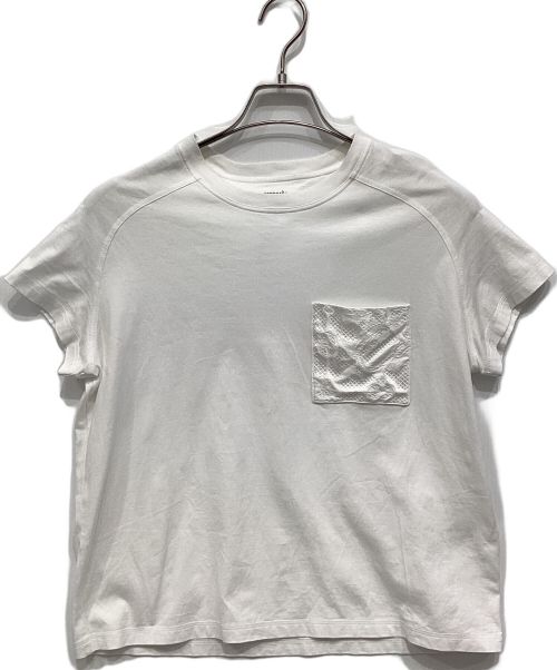 HERMES（エルメス）HERMES (エルメス) Cliquetis刺繍ポケットTシャツ ホワイト サイズ:34の古着・服飾アイテム