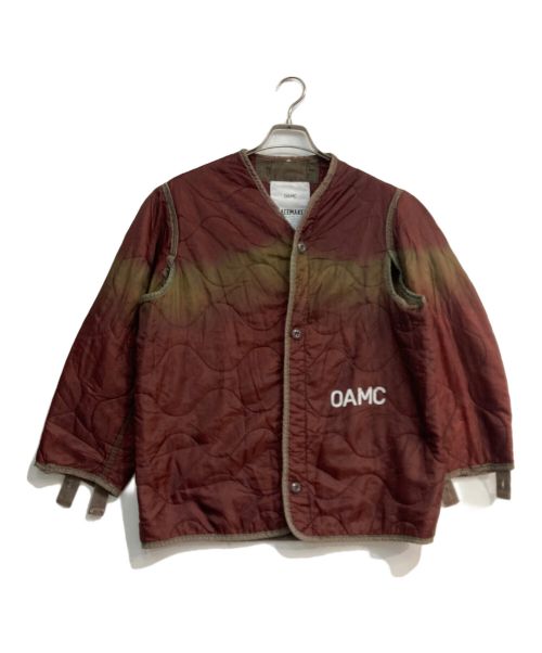 OAMC（オーエーエムシー）OAMC (オーエーエムシー) PEACEMAKER ライナージャケット 古着リメイク 　OAYR424685 レッド サイズ:Mの古着・服飾アイテム