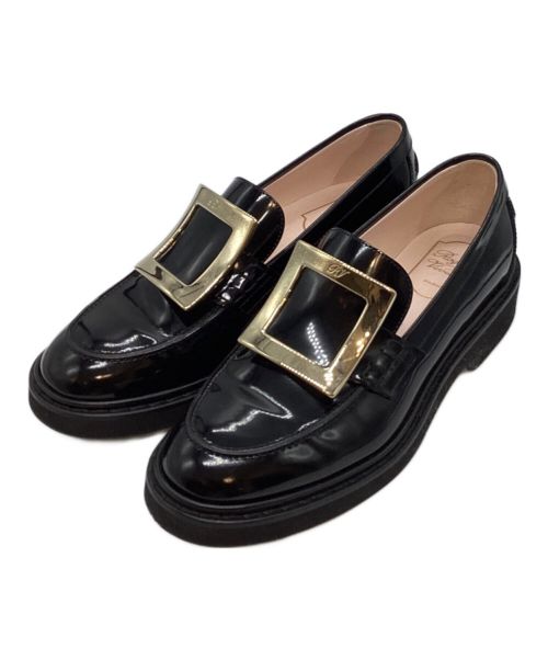 Roger Vivier（ロジェ ヴィヴィエ）Roger Vivier (ロジェ ヴィヴィエ) ローファー ブラック サイズ:39 1/2の古着・服飾アイテム